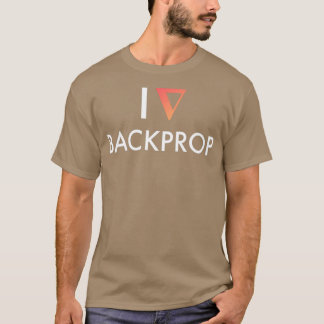 Camiseta I Heart Backprop Dark
