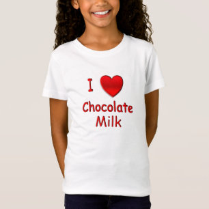 Camiseta I Heart Chocolate Leche