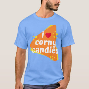 Camiseta I Heart Corny Candies Halloween Sweets Funny Candy