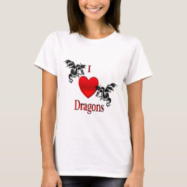 Camiseta I Heart Dragons
