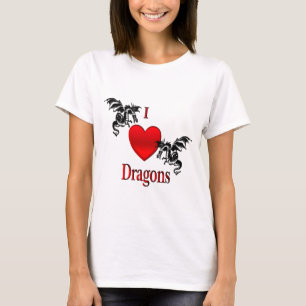 Camiseta I Heart Dragons