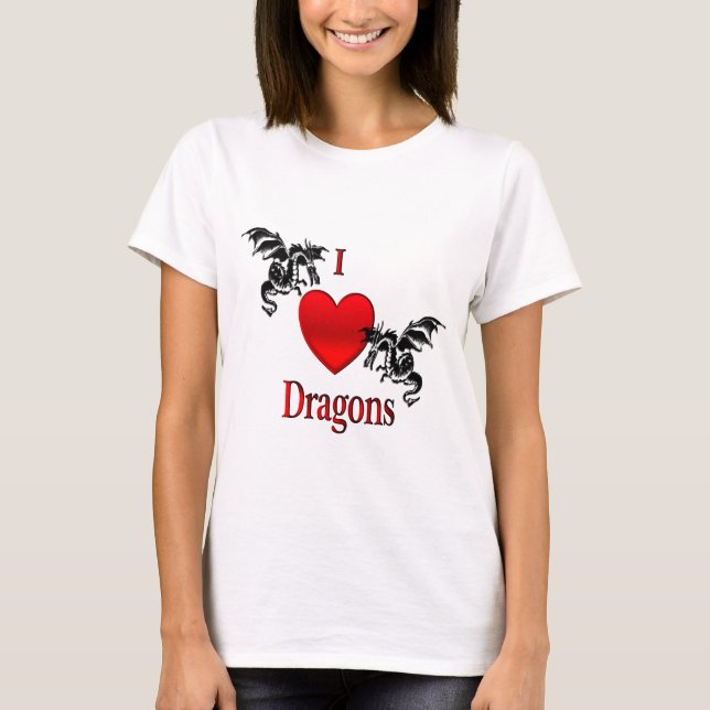 Camiseta I Heart Dragons (Anverso)
