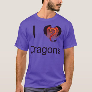 Camiseta I Heart Dragons