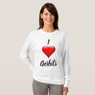 Camiseta I Heart Gerbils Shirt