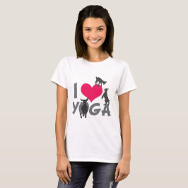 Camiseta I HEART GOAT YOGA | GetYerGoat™