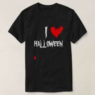 Camiseta I Heart Halloween Funny personalizable único