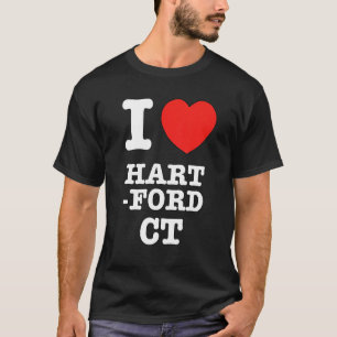 Camiseta I Heart Hartford Connecticut CT Love
