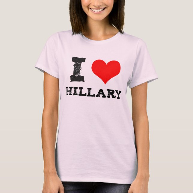 Camiseta I Heart Hillary (Anverso)