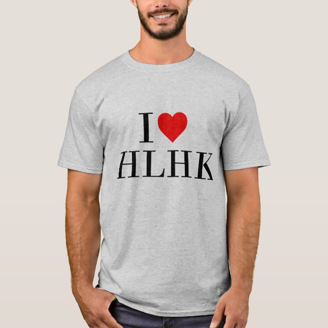 CAMISETA I #HEART HLHK (Anverso)