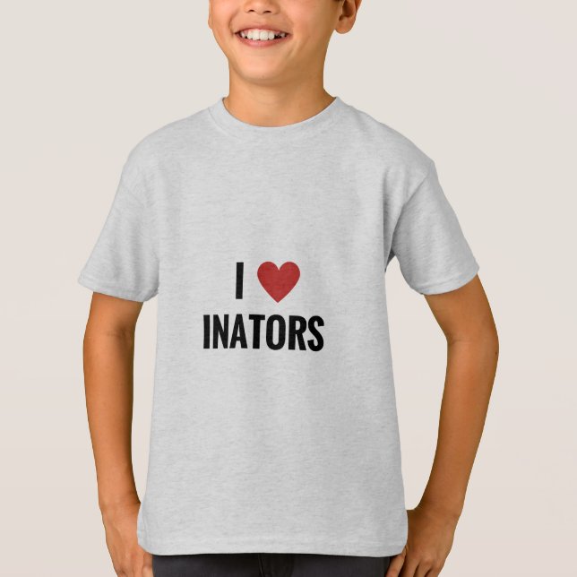 Camiseta I Heart Inators (Anverso)