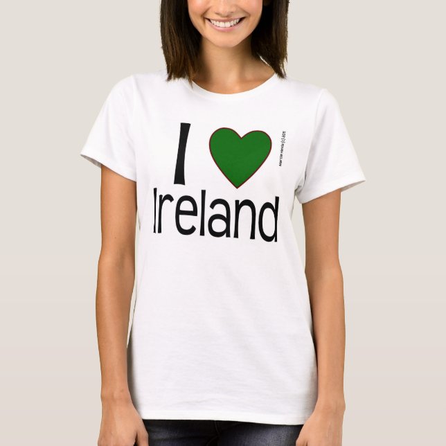 Camiseta I Heart Ireland Shirt (Anverso)