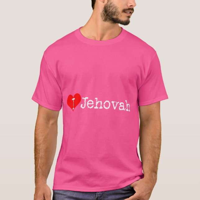 Camiseta I Heart Jehová (Anverso)