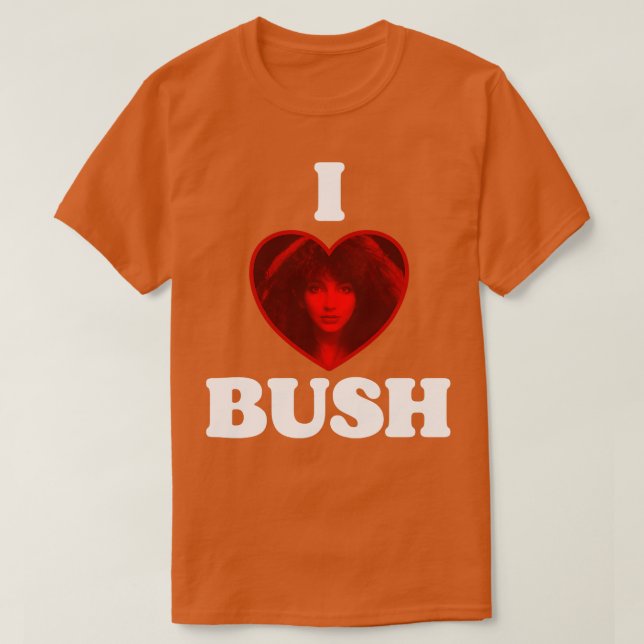 Camiseta I Heart Kate Bush 1 (Diseño del anverso)