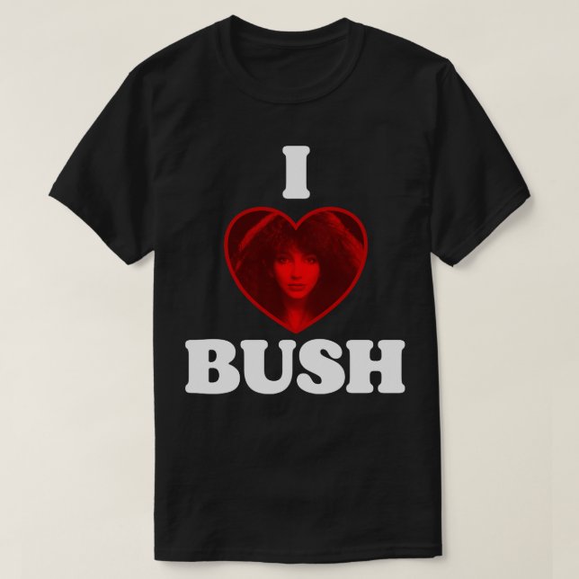 Camiseta I Heart Kate Bush 1 (Diseño del anverso)