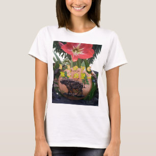 Camiseta I (Heart) Kenya Buffalo Patch/Print