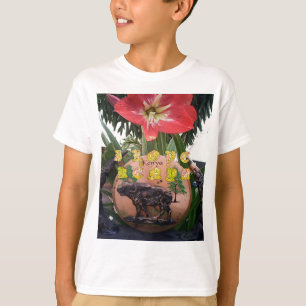 Camiseta I (Heart) Kenya Buffalo Patch/Print