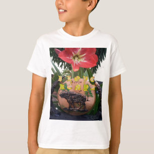 Camiseta I (Heart) Kenya Buffalo Patch/Print