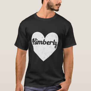 Camiseta I Heart Kimberly - Primeros Nombres Y Corazones Qu