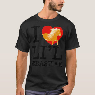 Camiseta I Heart Li'l Sebastian Pony Love Little Horse Fan 