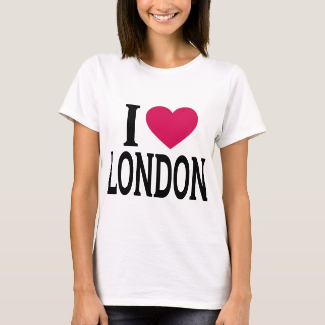 Camiseta I Heart London - Londres - Amo Londres (Anverso)