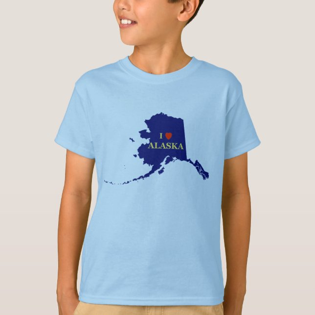 Camiseta I Heart (Love) Alaska (Anverso)