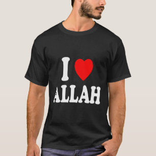 Camiseta I Heart (Love) Allah Cute Religión Musulmana