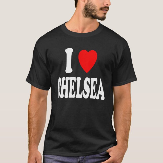 Camiseta I Heart (Love) Chelsea Cute Matching Couple Spouse (Anverso)