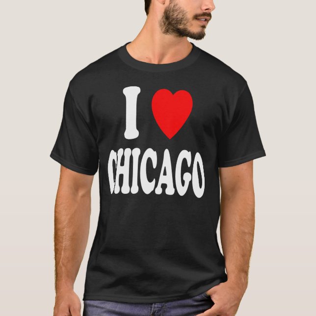 Camiseta I Heart (Love) Chicago (Anverso)