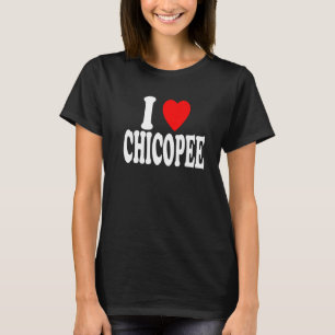 Camiseta I Heart (Love) Chicopee Travel Tourism Destination
