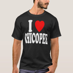 Camiseta I Heart Love Chicopee Turismo de Viajes Destino