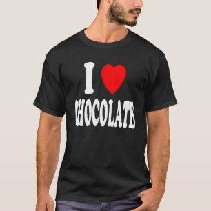 Camiseta I Heart (Love) Chocolate Dark Leche Blanca