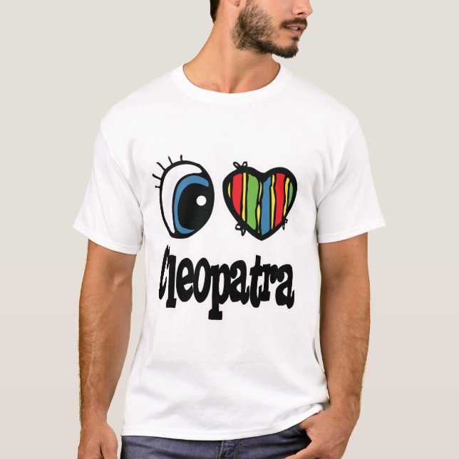 Camiseta I Heart (Love) Cleopatra (Anverso)