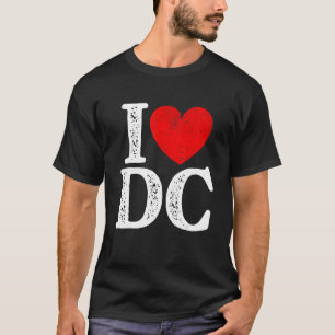 Camiseta I Heart Love Dc Washington D C Molestias De Recuer
