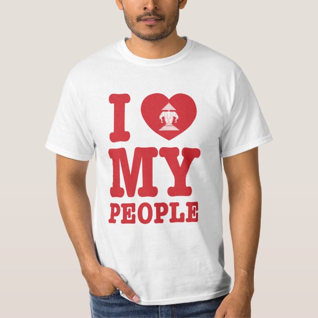 Camiseta I Heart (Love) Erawan My Lao People (Anverso)