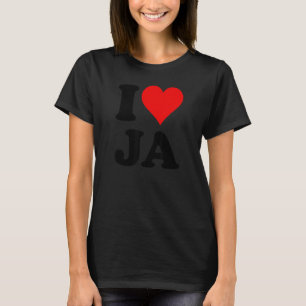 Camiseta I Heart Love Ja