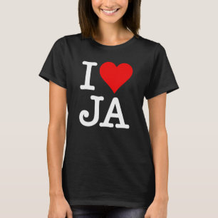Camiseta I Heart Love Ja 2