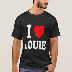 Camiseta I Heart (Love) Louie Cute Pareja Correspondiente E