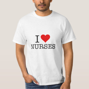 Camiseta I Heart Love Nurses