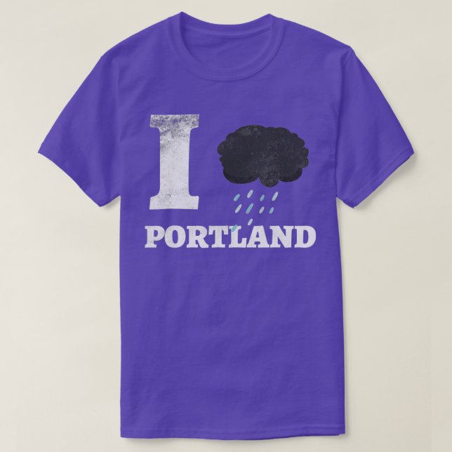 Camiseta I Heart  Love Portland Oregon Pride Funny T   USA  (Diseño del anverso)