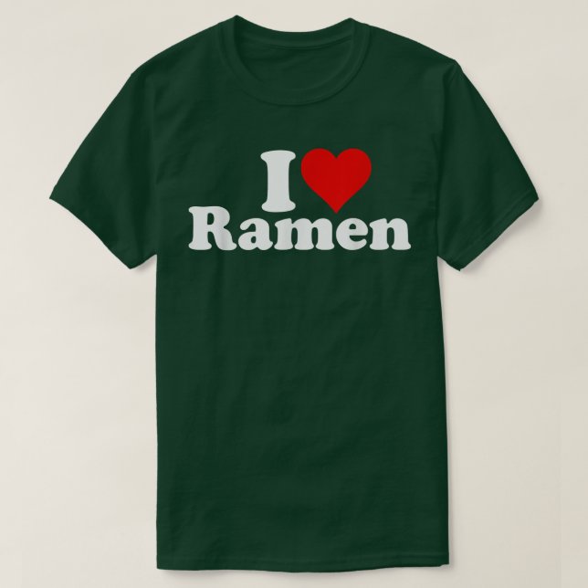 Camiseta I Heart Love Ramen Japanese Noodles 430 (Diseño del anverso)