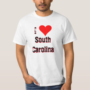 Camiseta I (Heart) Love South Carolina