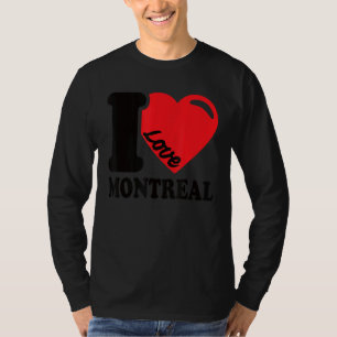 Camiseta I Heart Montreal Hermosa ciudad canadiense me enca