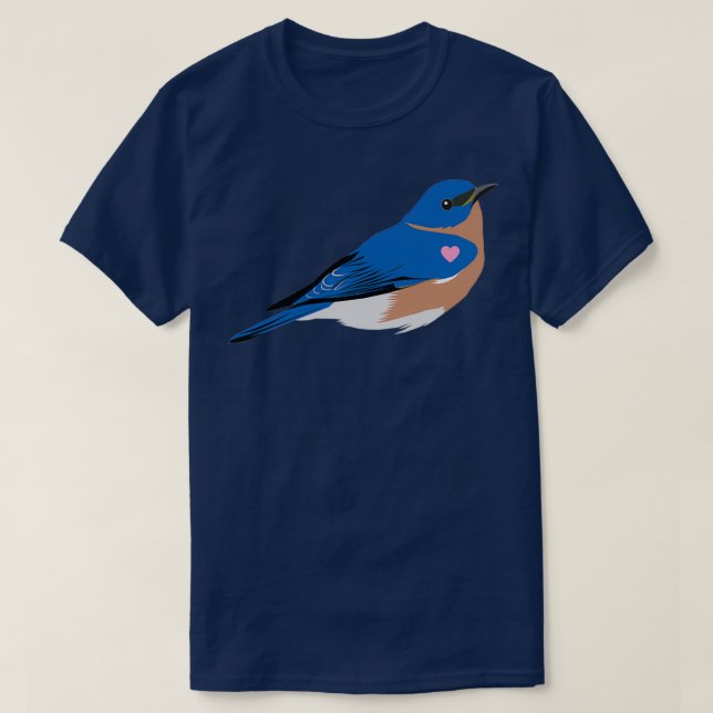 Camiseta I Heart my Eastern Bluebird (Diseño del anverso)