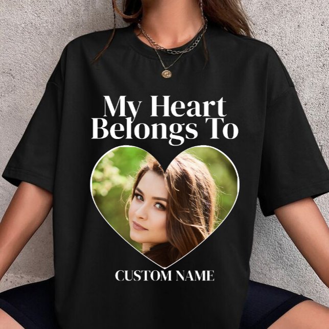 Camiseta I Heart My Girlfreind Custom your own idea  (Subido por el creador)