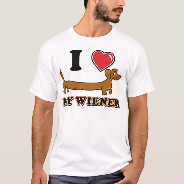 CAMISETA I-HEART-MY-WEINER (Anverso)