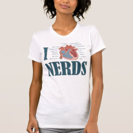 Camiseta I Heart NERDS