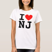 Camiseta I Heart NJ