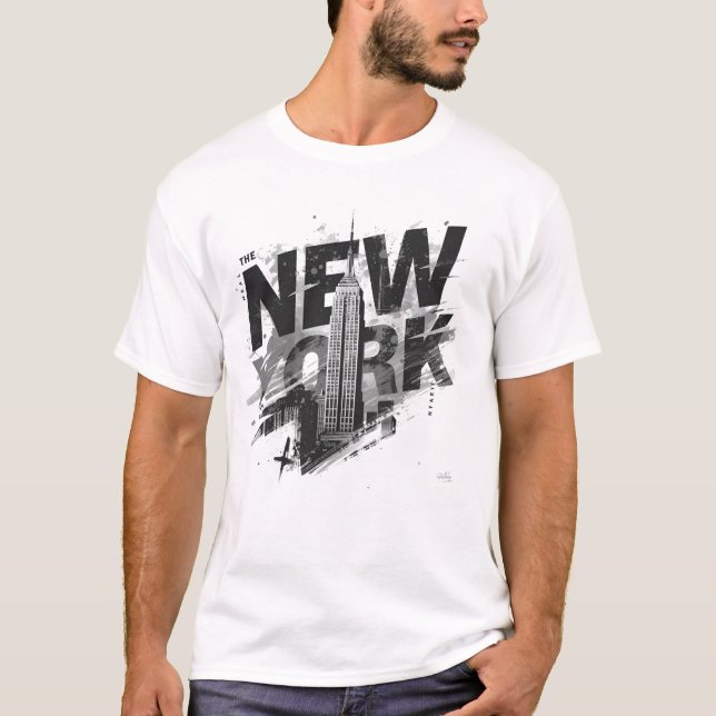 Camiseta I Heart NYC" T-shirt - Casual New York City Urban  (Anverso)