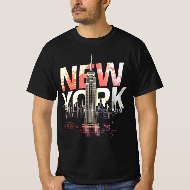 Camiseta I Heart NYC" T-shirt - Casual New York City Urban  (Anverso)