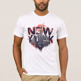 Camiseta I Heart NYC" T-shirt - Casual New York City Urban 